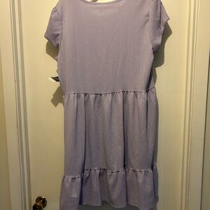 Chic Lavender Midi Dress